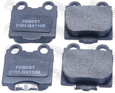 Комплект тормозных колодок, дисковый тормоз FEBEST 0101-GX110R для TOYOTA PROGRES