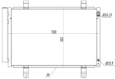 KONDENSATOR KLIMAANLAGE