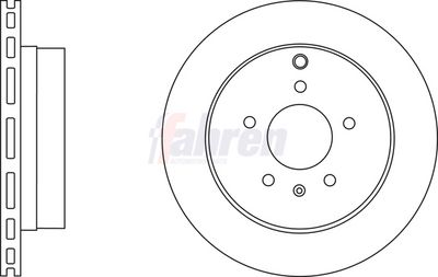 Fahren Brake Disc FBD6587