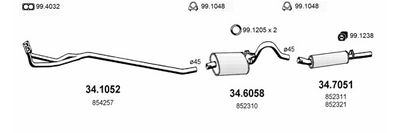 SISTEM DE ESAPAMENT ASSO ART1606