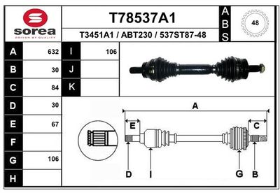 ANTRIEBSWELLE EAI T78537A1