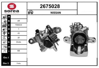 BREMSSATTEL EAI 2675028