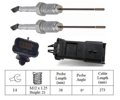 czujnik, temperatura spalin LUCAS LGS7263
