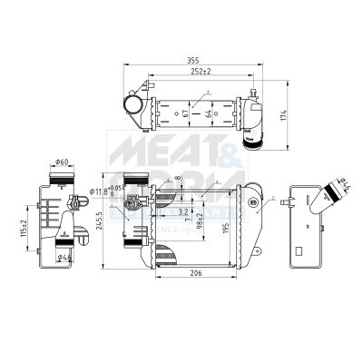 INTERCOOLER COMPRESOR