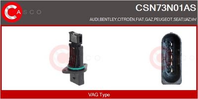 SENZOR DEBIT AER CASCO CSN73N01AS
