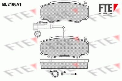 Комплект тормозных колодок, дисковый тормоз FTE 9010688 для NISSAN CABSTAR