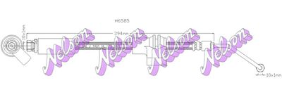 KAWE H6585 Тормозной шланг  для FORD FIESTA V (JH_, JD_) ST150