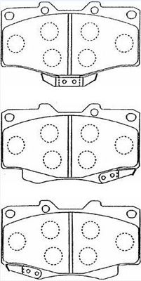 SET PLACUTE FRANA FRANA DISC AISIN A1N021