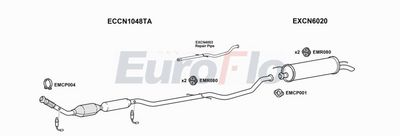 Układ wydechowy EUROFLO CNC5203001A00