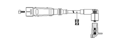 Провод зажигания BREMI 111/80 для AUDI QUATTRO