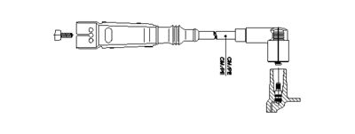 Провод зажигания BREMI 111/40 для VW LT