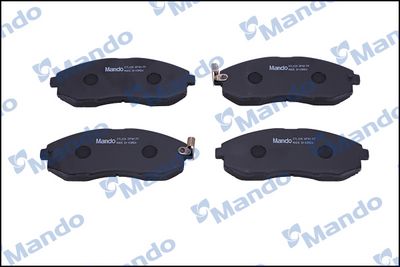 комплект спирачно феродо, дискови спирачки MANDO