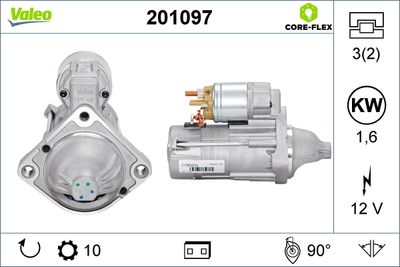 Startmotor VALEO 201097