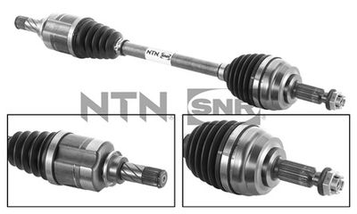 SNR DK55.089 Полуось в сборе  для RENAULT SCÉNIC III (JZ0/1_) 1.4 16V (JZ0F, JZ1V)