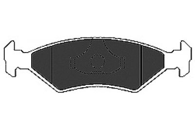комплект спирачно феродо, дискови спирачки MAPCO 6159