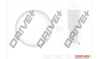 Dr!ve+ DP1110.10.0015 Воздушный фильтр  для LEXUS LS (Лексус Лс)