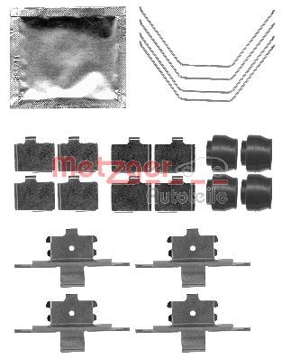 Accessory Kit, disc brake pad 109-1791