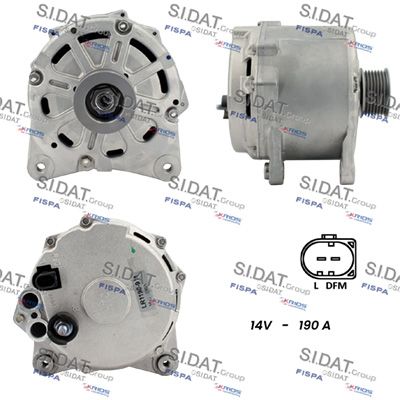 Генератор SIDAT A12HT1260 для VW TOUAREG