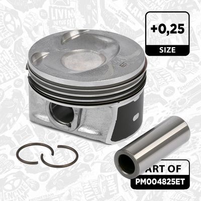 SET PISTOANE ET ENGINETEAM PM004825ET 1