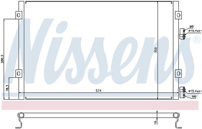 CONDENSATOR CLIMATIZARE NISSENS 940289 4