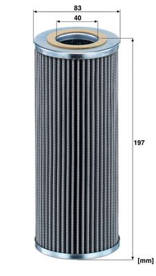 Hydraulisch filter (patroon) past: MANITOU MT1436R, MT1840R