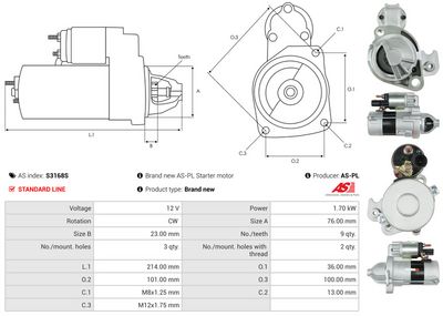 STARTER AS-PL S3168S 4