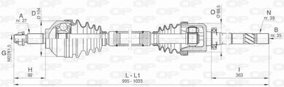 OPEN PARTS DRS6480.00 Полуось в сборе для RENAULT ESPACE IV (JK0/1_) 2.0 Turbo (JK0A, JK0B, JK0N) OPEN PARTS DRS6480.00 Полуось в сборе для RENAULT ESPACE IV (JK0/1_) 2.0 Turbo (JK0A, JK0B, JK0N)