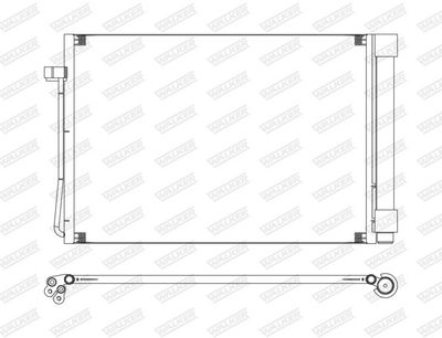 KONDENSATOR KLIMAANLAGE WALKER WCD00075 7