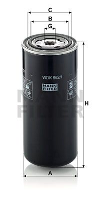 Bränslefilter MANN-FILTER WDK 962/1