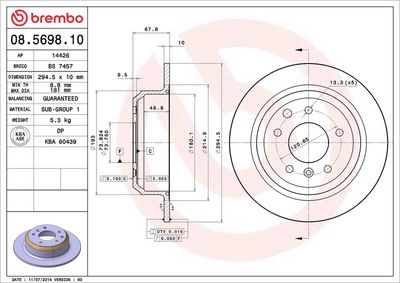 DISC FRANA BREMBO 08569810 1