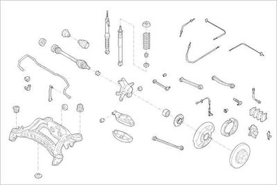 RADAUFHäNGUNG DELPHI OEMERC000008833R