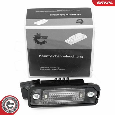 Osvětlení SPZ SKV 72SKV016
