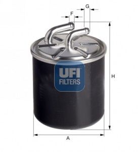 Топливный фильтр UFI 24.126.00 для MITSUBISHI GRANDIS