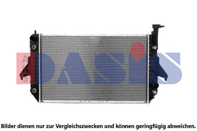 Радиатор, охлаждение двигателя AKS DASIS 520006N для CHEVROLET ASTRO