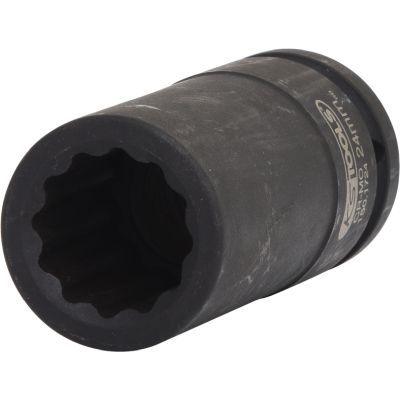 KS Tools 12hranný silový nástrčný ořech na hnací hřídele 3/4", dlouhý, 24 mm 150.1724
