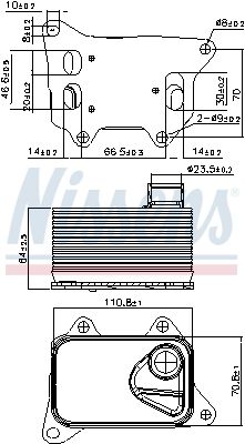 RADIATOR ULEI ULEI MOTOR NISSENS 90914 5