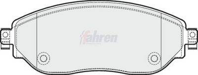 Fahren Brake Pad Set, disc brake FBP3382