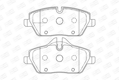 BREMSBELAGSATZ SCHEIBENBREMSE CHAMPION 573137CH 1