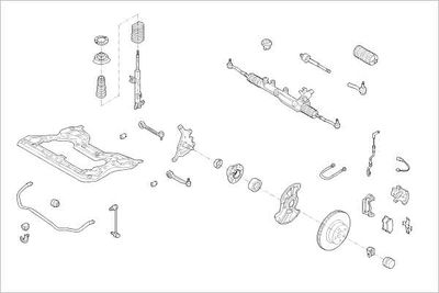 RADAUFHäNGUNG DELPHI OEMERC000016717F