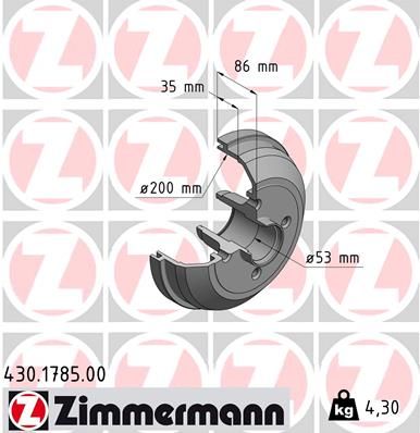 ZIMMERMANN Remtrommel (430.1785.00)