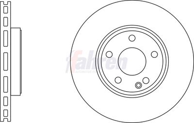 Fahren Brake Disc FBD6745