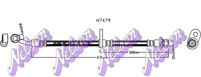 Тормозной шланг KAWE H7479 для HONDA CR-Z