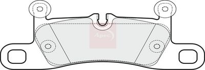 APEC Brake Pad Set, disc brake PAD2043