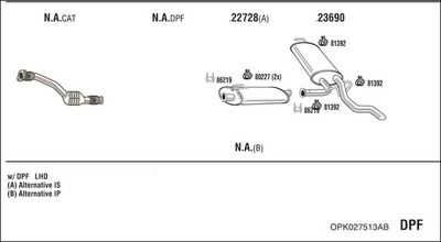 SISTEM DE ESAPAMENT WALKER OPK027513AB