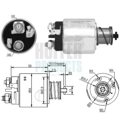 SOLENOID ELECTROMOTOR