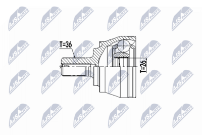 Sada kloubů, hnací hřídel NTY NPZ-VV-027