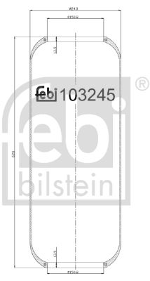 FEBI BILSTEIN Federbalg, Luftfederung