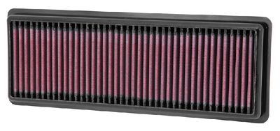 Sportluchtfilter, buitenlengte: 305mm, buitenbreedte: 114mm, hoogte: 25mm, vorm: panel,, (catalogus: www.knfilters.com (EN) wet filter)