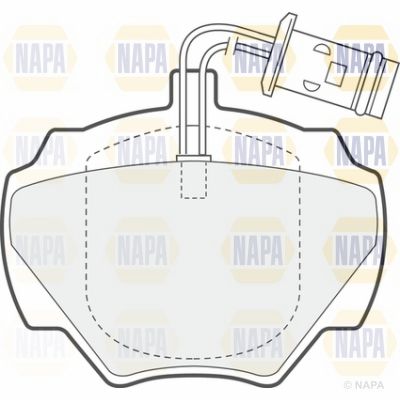 Brake Pad Set NAPA NBP1802