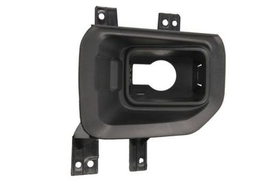 Halogen bracket Links (plastic, zwart) past: FORD F-SERIES XIII 01.14-01.17